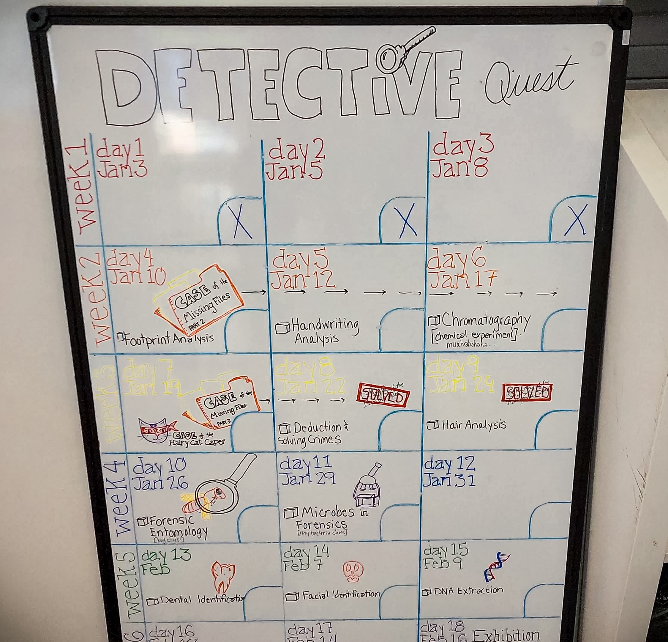 Detective Quest Board - Forge: An Acton Academy Private School in Newberg, Oregon